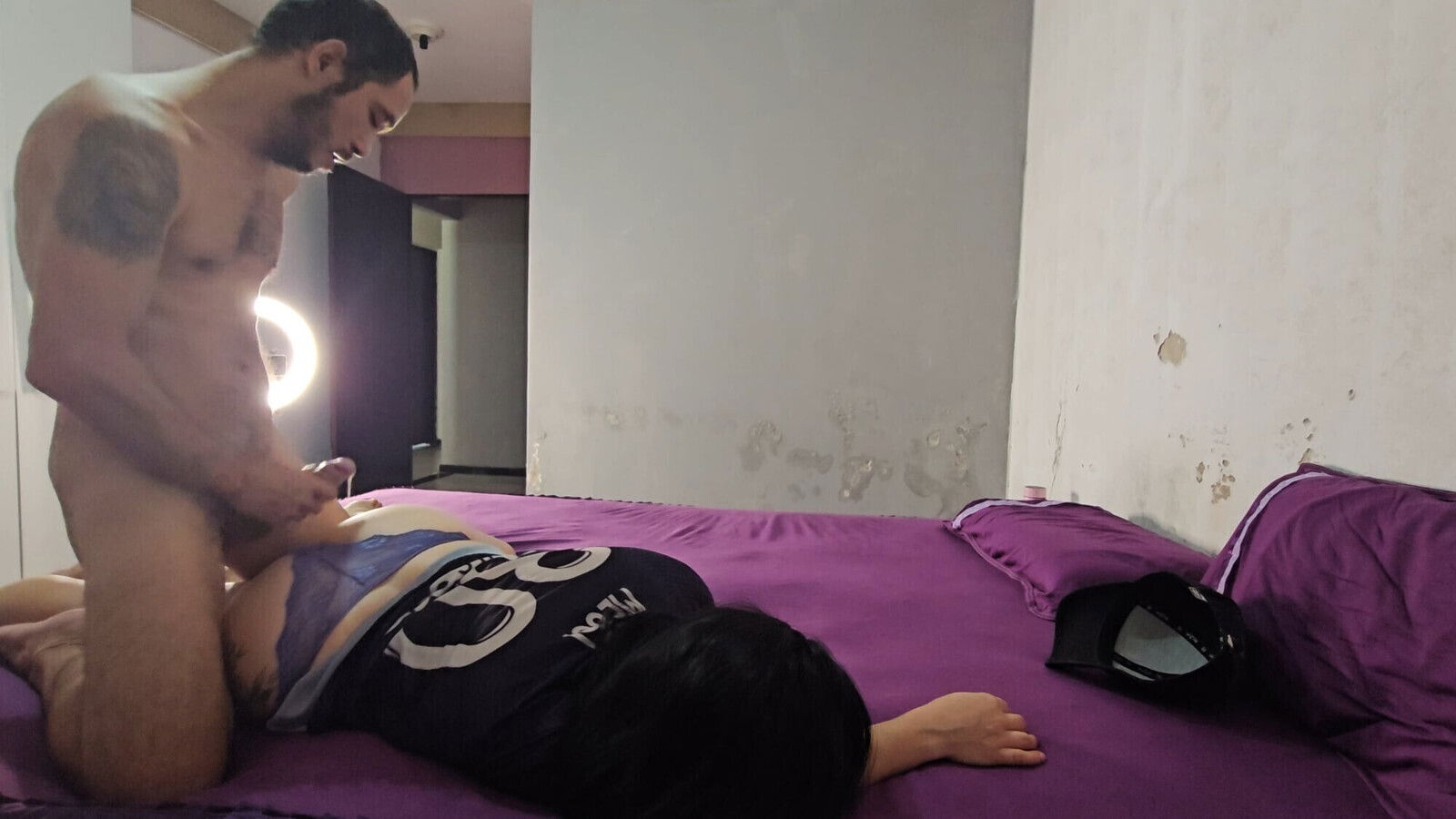 Married amateur arrives from stadium excited gives amateur fuck receiving cumshot