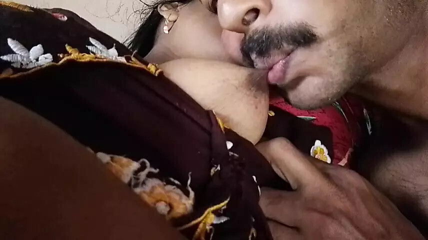 Indian Homer's breast sucked massaged friend