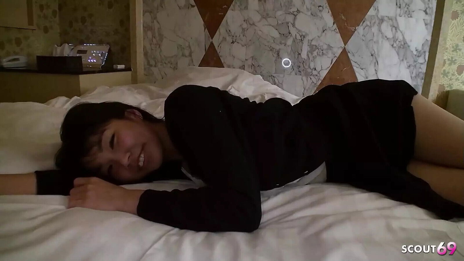 Petite Japanese Step-sister Tricked Taboo Creampie Fuck Overnight Room Holiday Trip