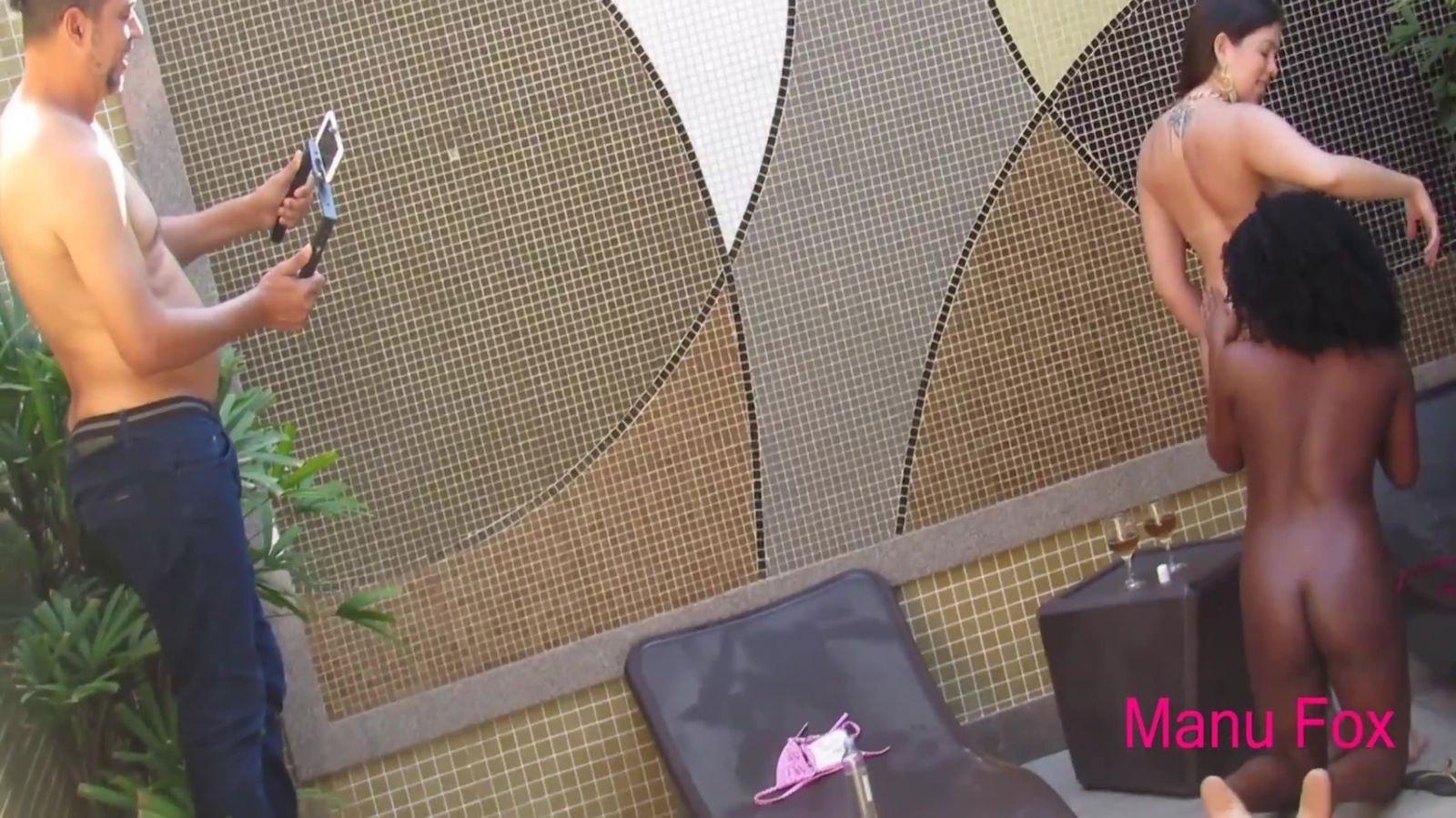 Bastidores Da Gravacao De Duas Safadas Se Pegando Gostoso (producao 5 Min With Manu Fox And Rubens Badaro