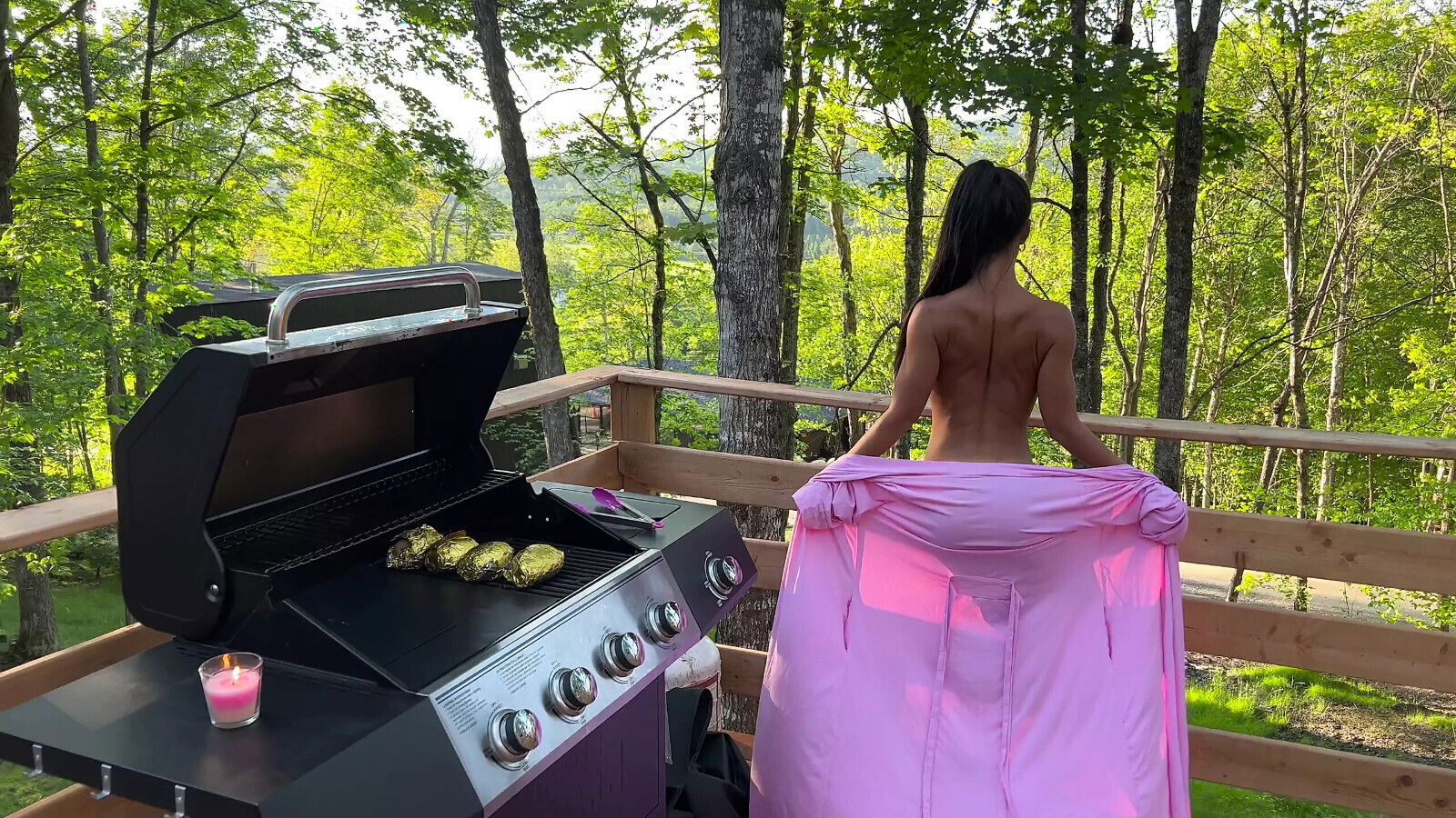 Step-Sister gets fucked during family dinner