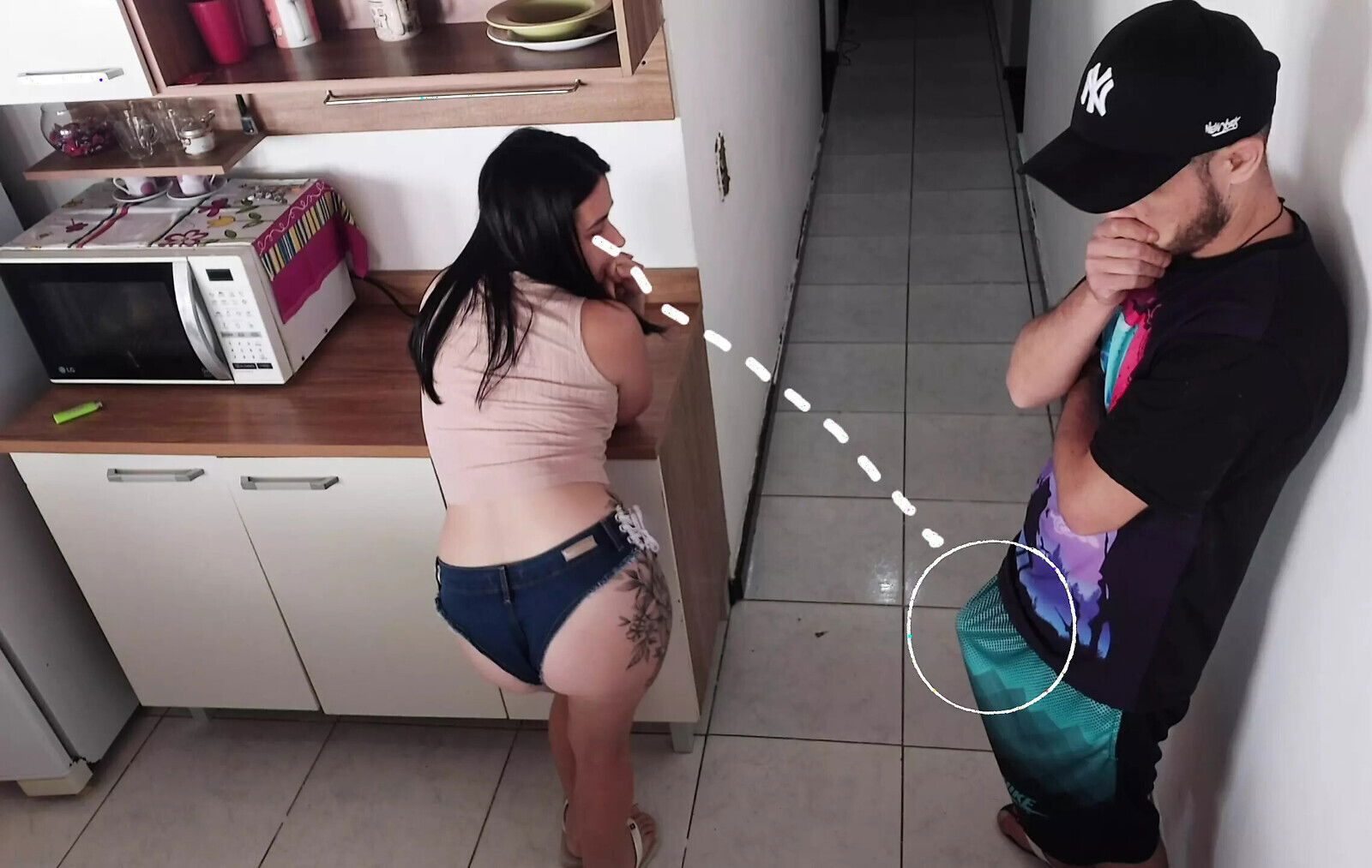 couldn't resist husband's friend's erect dick, with while cuckold shower