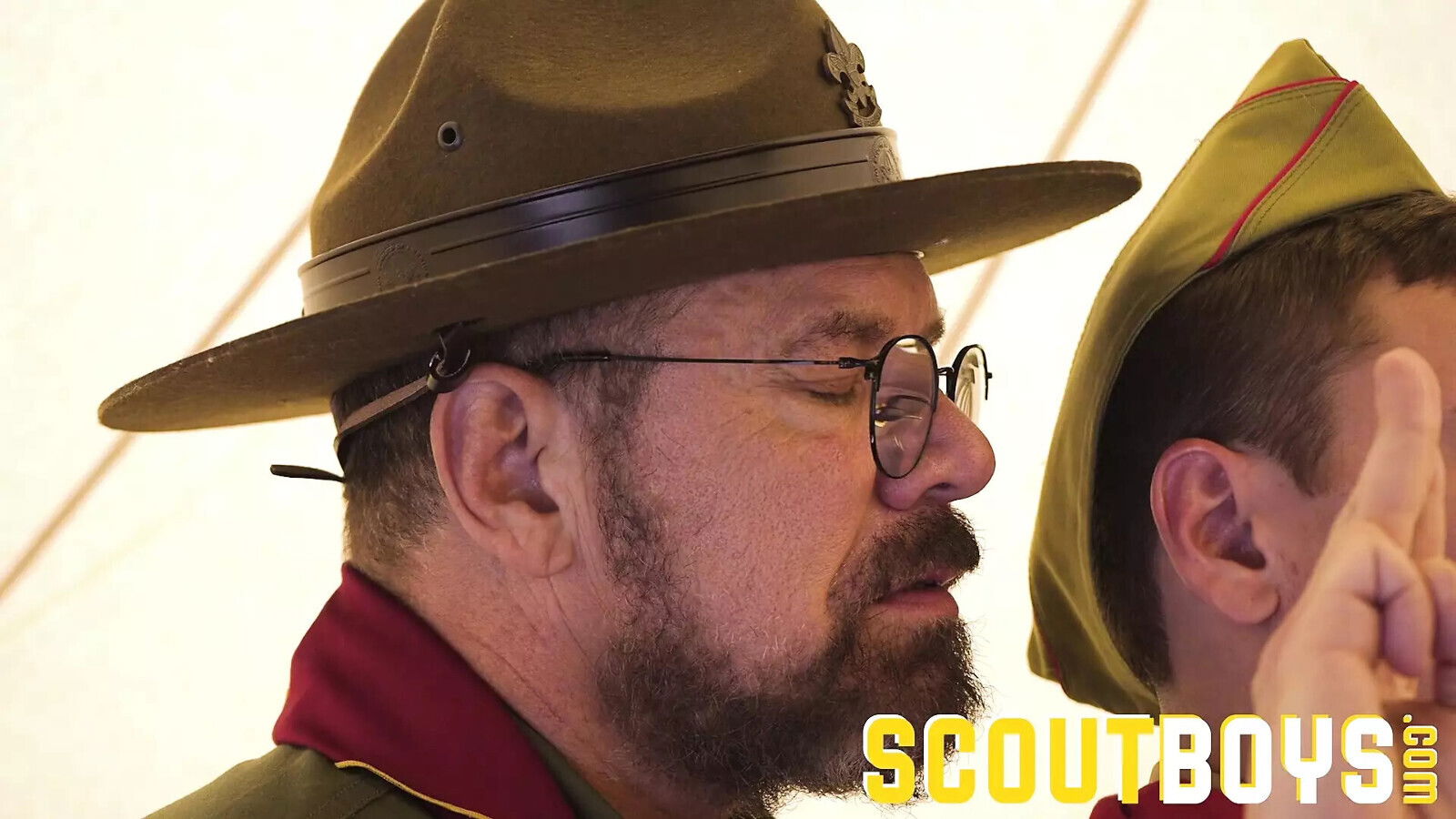 ScoutBoys Cute hairless Johnny Hunter fucked outdoors hung DILF