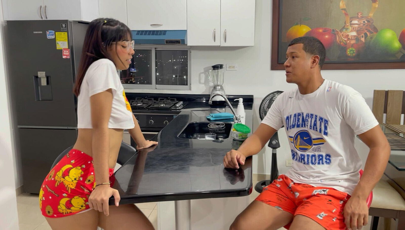 girlfriend's stepsister exchange telling girlfriend anything