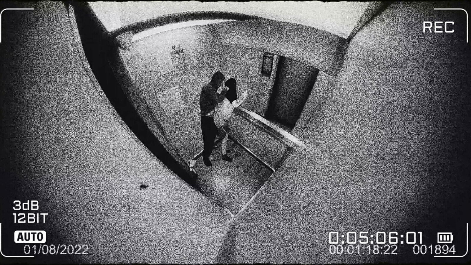 Viral video, preppy girl having elevator