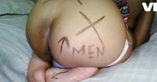 PARODY BROWN BOOTY TATTOO MARKER STRIPPER EXOTIC MIDGET