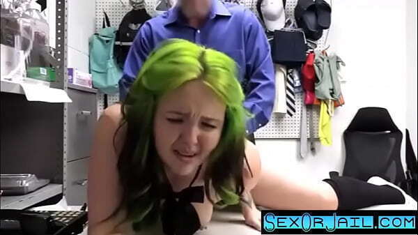 Teen Criminal Screams from First Dick@SexOrJail