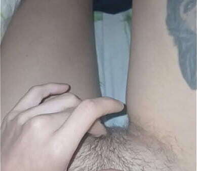hairy, wet, juicy pussy doesn'_t resist when masturbate fuck finger