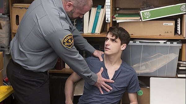 Stripped Naked Officer Security Room Menperps