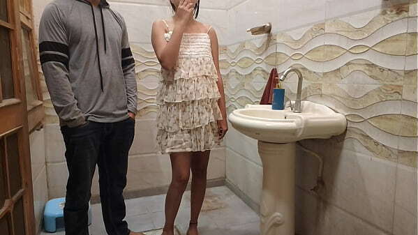 Desi Indian Step Father punishes young step daughter after smoking alone