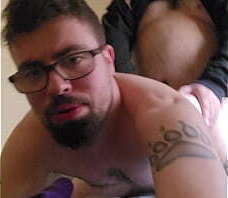 Hairy bear fucks bareback fills with