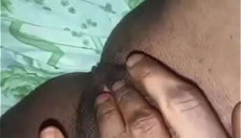 Liberian girl having fun alone