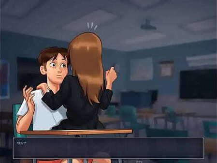 Summertime Saga French Teacher Scene