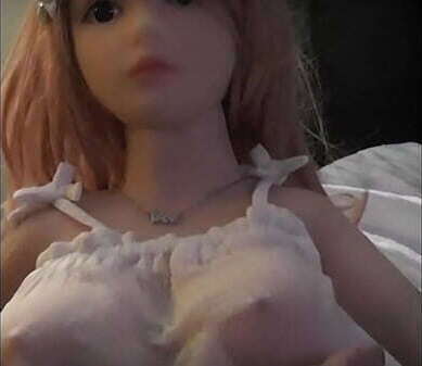 Camiile small, busty &amp_ sexy doll does video enjoy nice perky tits!