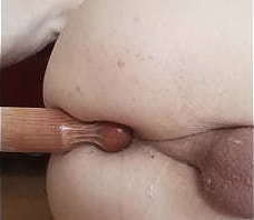 Jani masturbate ass, again. Feel so good, my tight slippery ass.