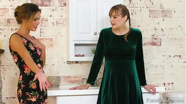 Happy stepdad join massage club