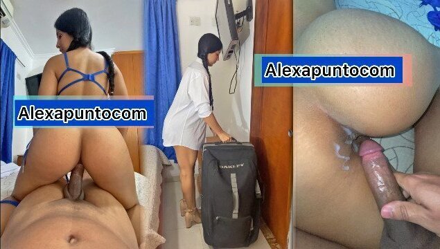 Milf stepmom stepson share hotel room