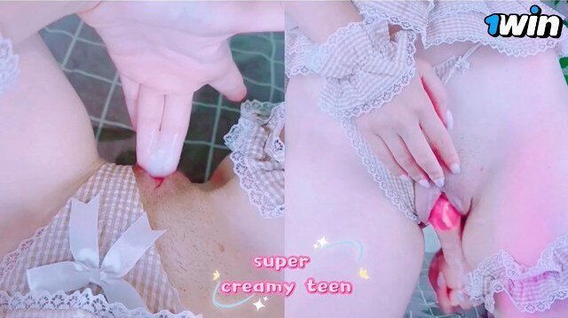 cute teen continuously drips fills everything with pussy juice! masturbation, extra slimy