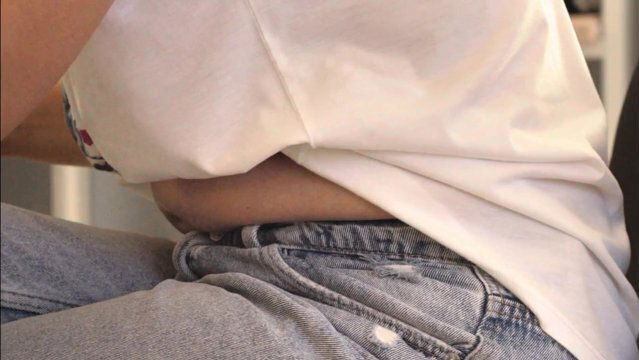 Como vaqueros holgados