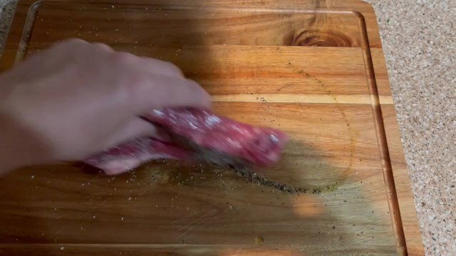 Latina lays juices American meat