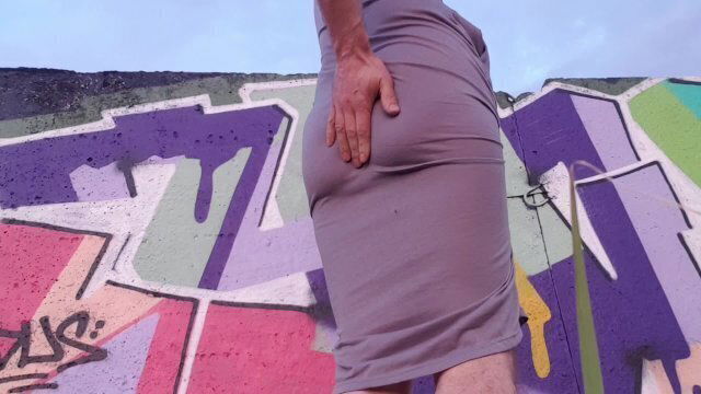 Striptease street, showing dick