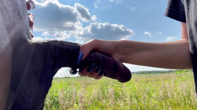 SCARLET LOVE Draining field public blowjob OnlyFans @Scarlet-Lovexo