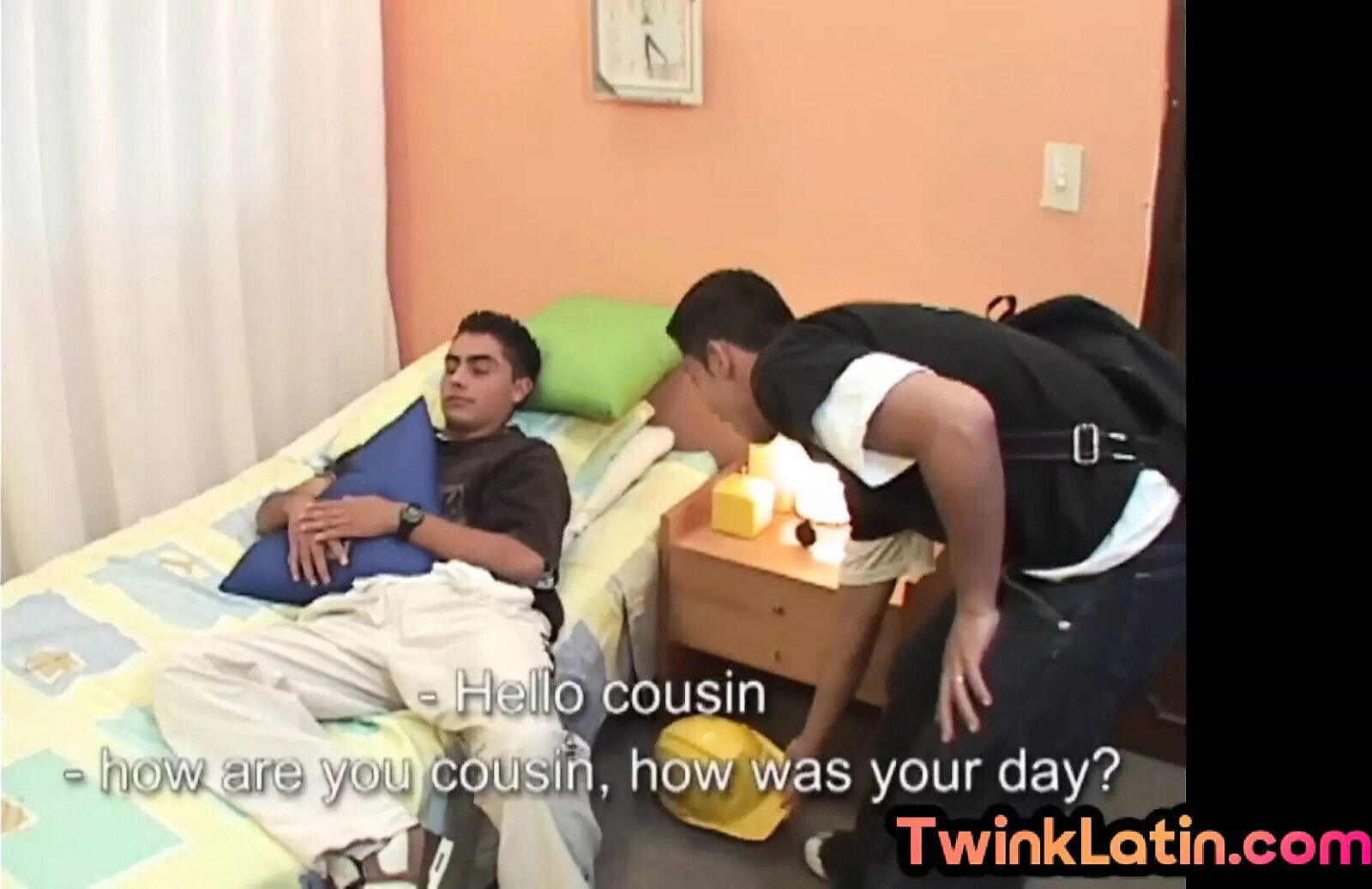 Real amateur Spanish twink fucked home best buddy