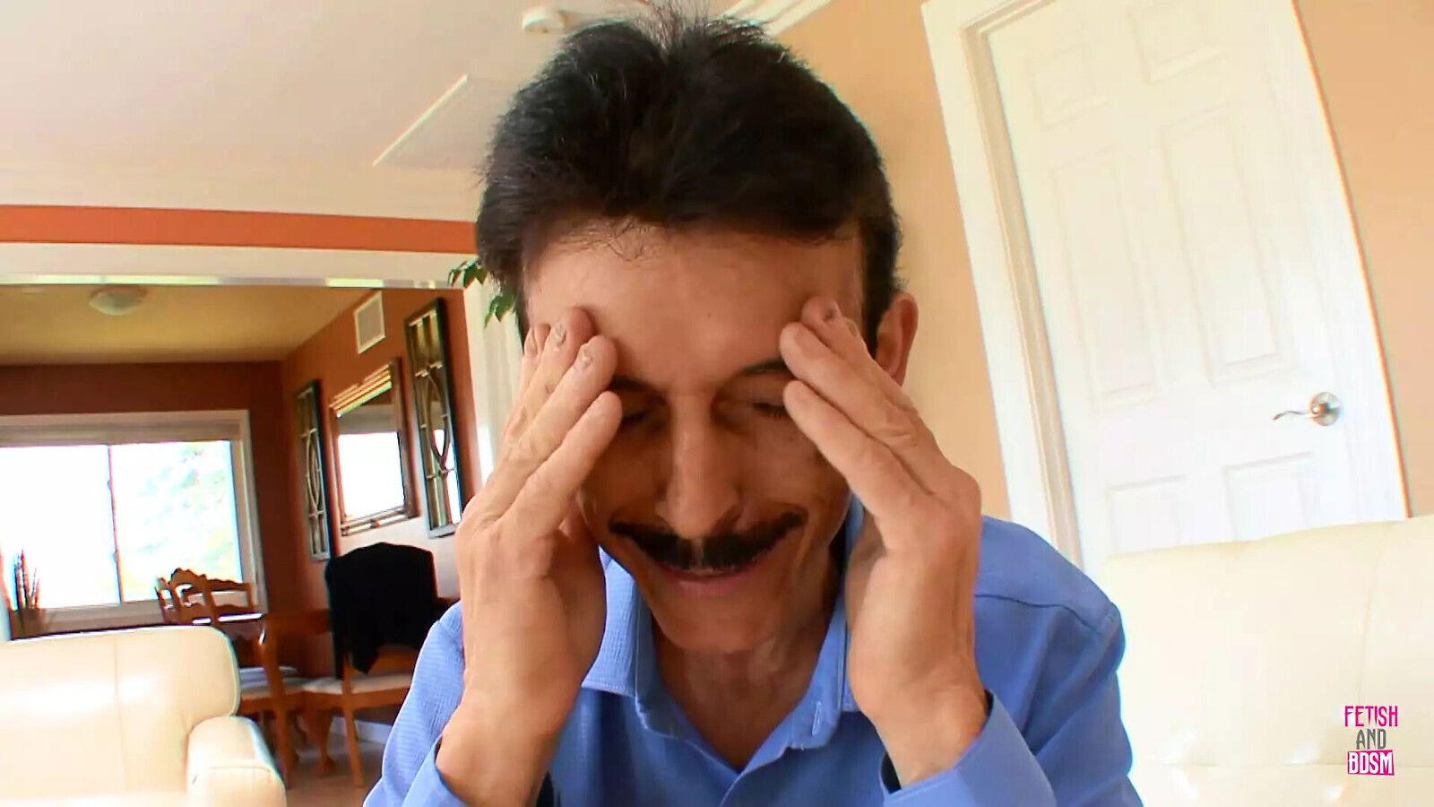 Blonde Gets Pussy Slammed Licked While Husband Jerks