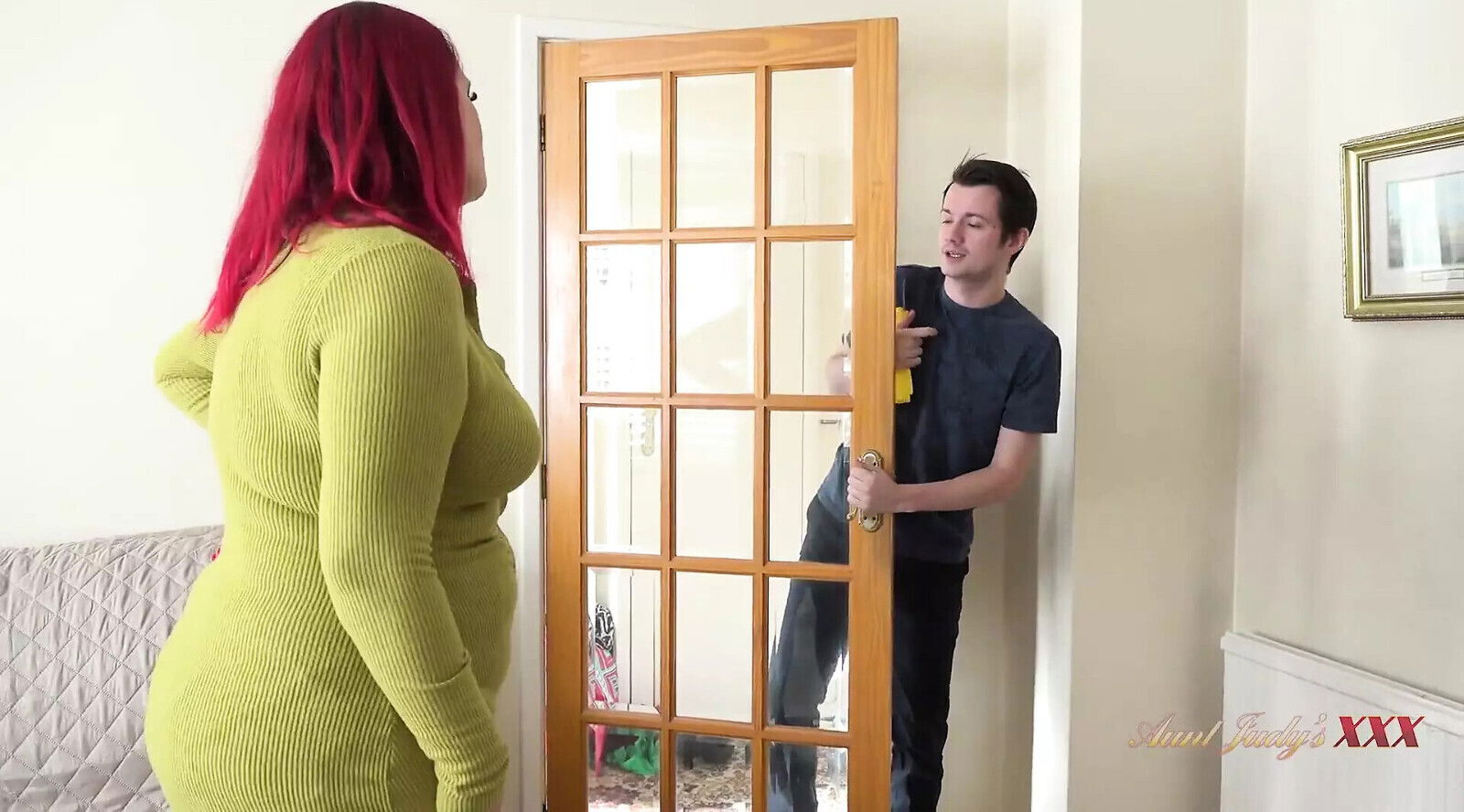 AuntJudysXXX Curvy MILF Juliet Fucks Window Cleaner