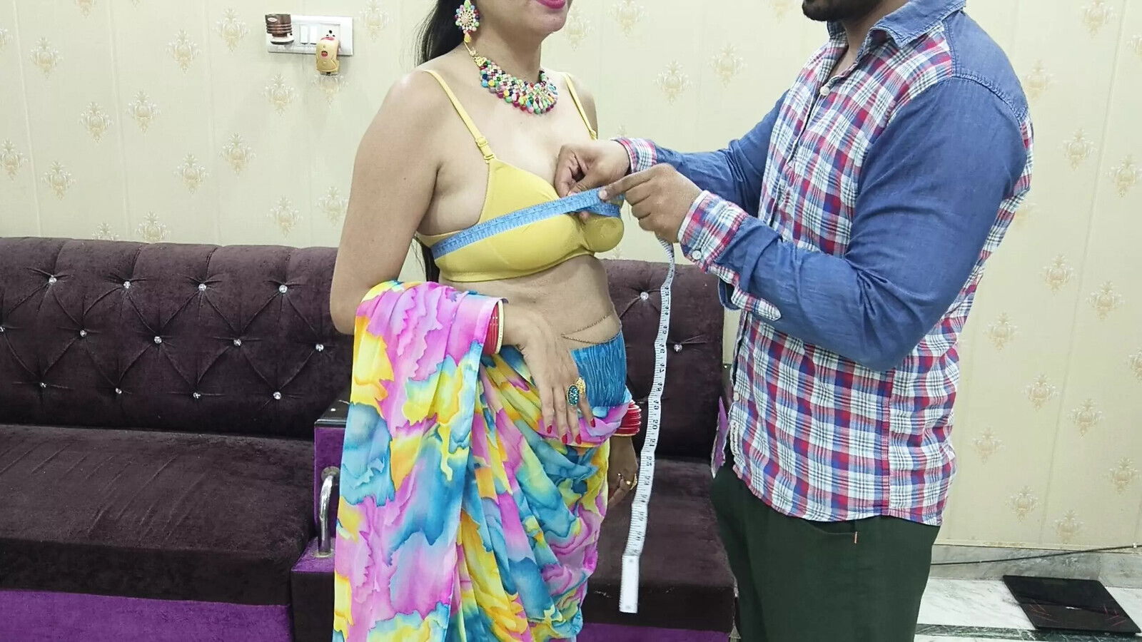 Hottest Indian Beautiful Girl Hardcore With Tailor.