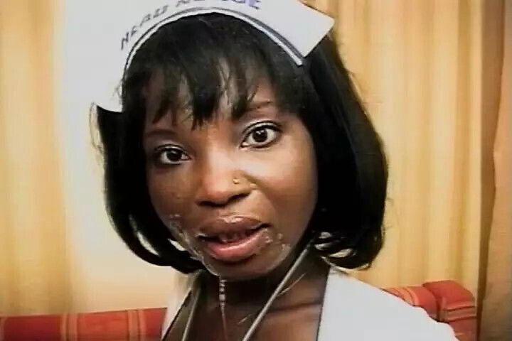 Magnificent ebony nurse assfucked huge