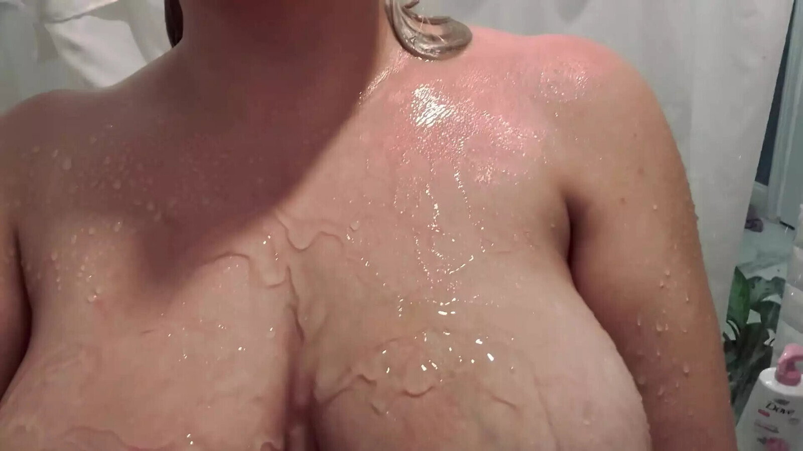 Titties Shower Getting Soaked