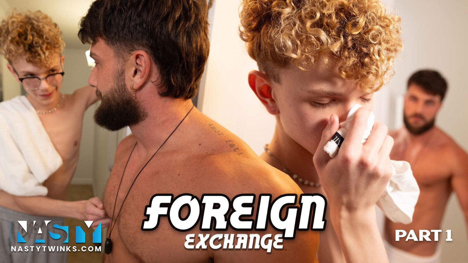 Foreign Exchange Shower Feature! Noah Frost, Foreign Exchange Student, Takes America