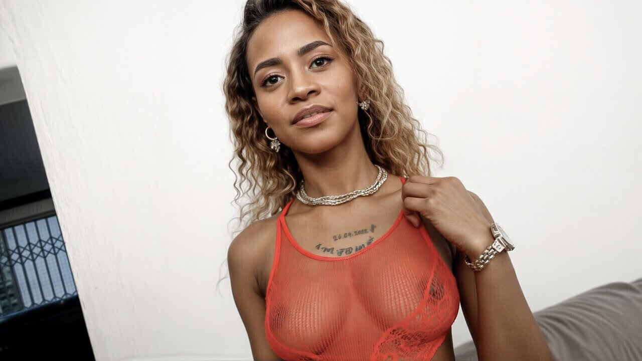 Perfect ebony girl railed modeling casting call European agent!