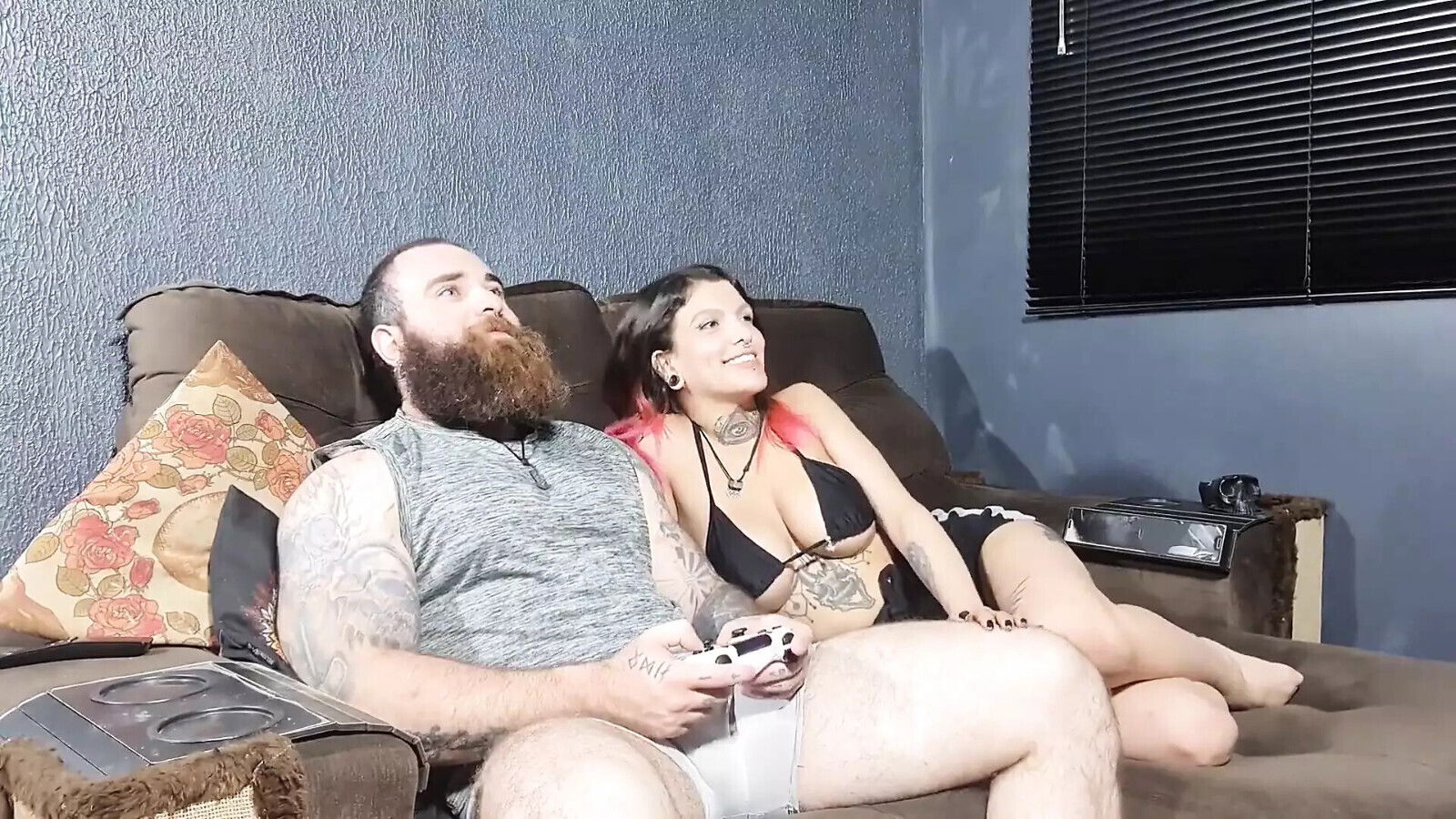 Playing Video Games Wanted Fuck Give Ass!!