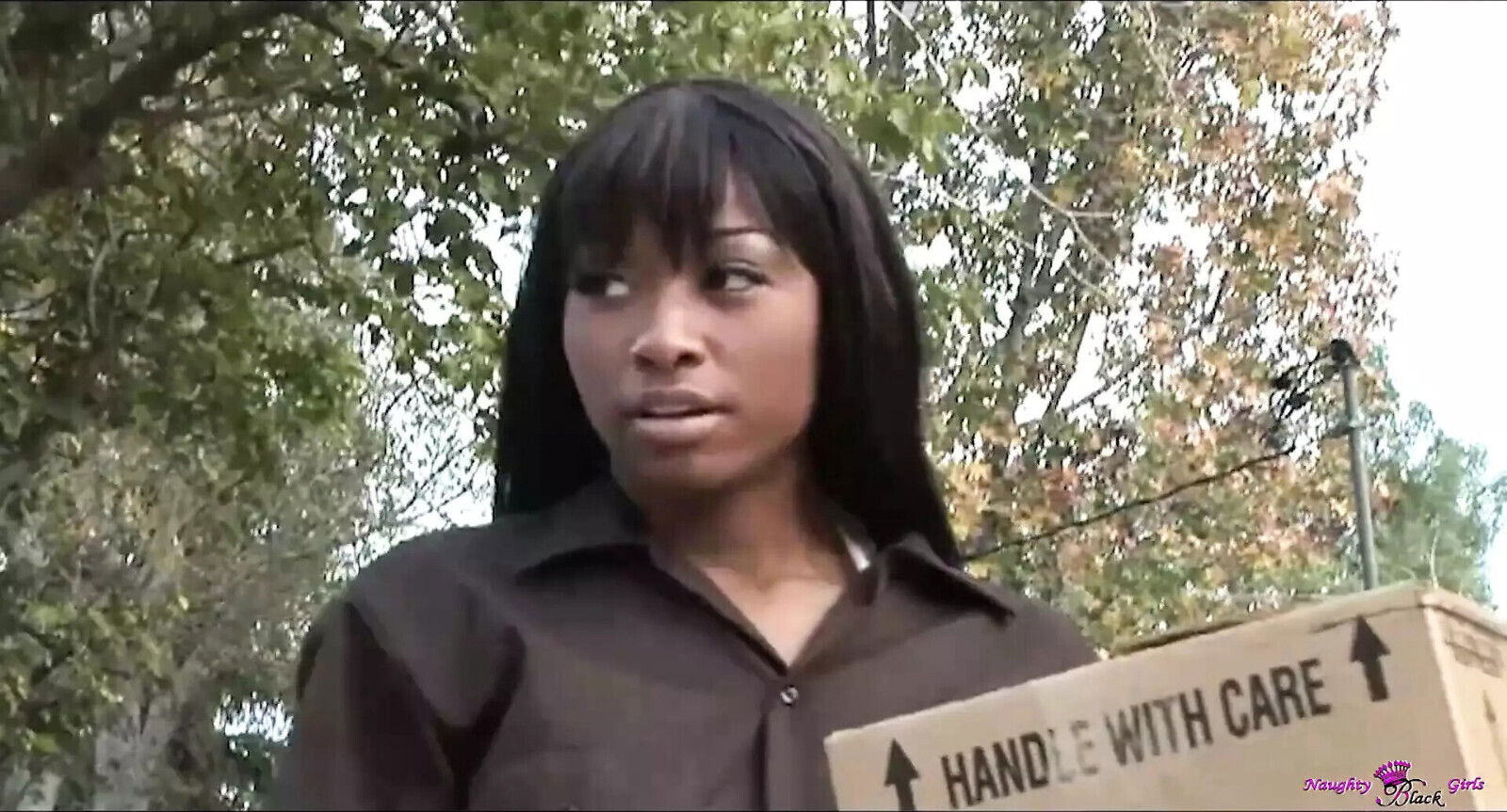 Ebony Loves Getting Pounded Black Cocks While