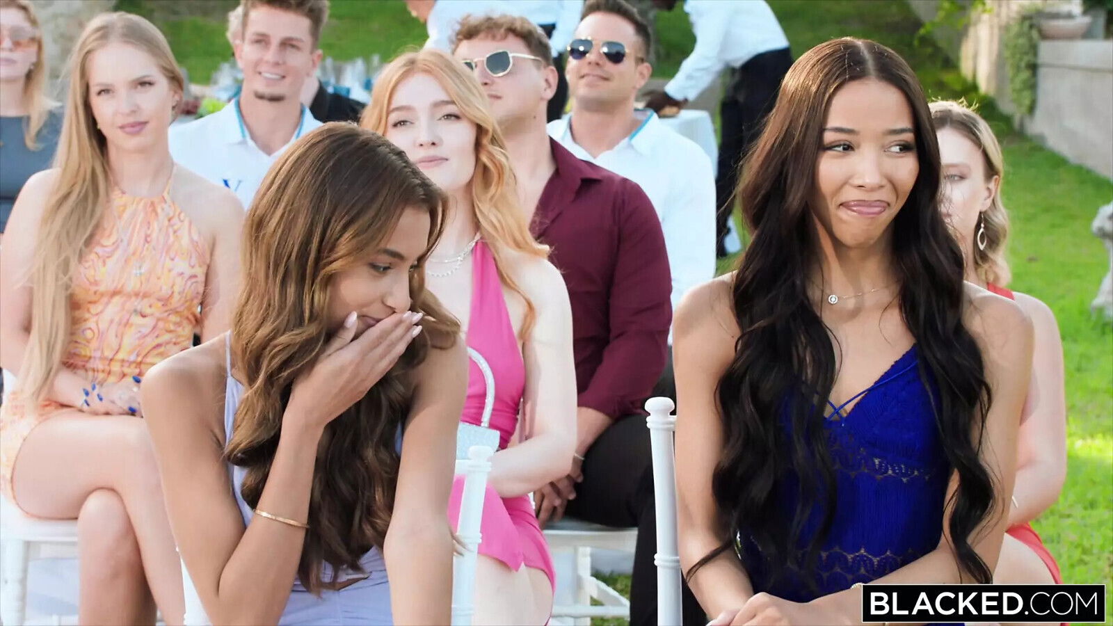 BLACKED Gorgeous Agatha Gets Creampie Threesome