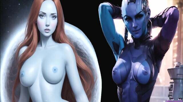 Karen Gillan NEBULA BALLBUSTING anime balls, prison riot nutshot