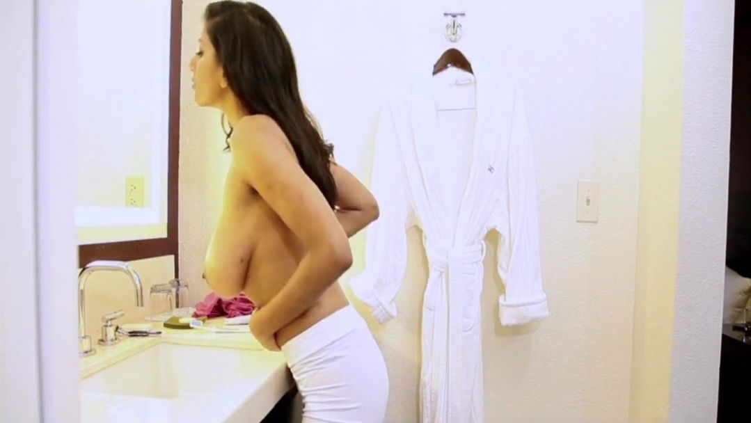 Carla White Indian Brushing Teeth