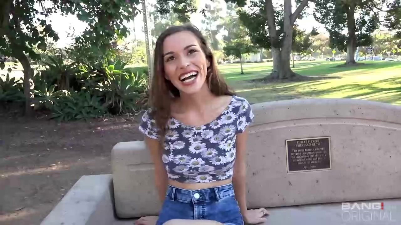 Adorable girl, Karter Foxx likes have rough over face