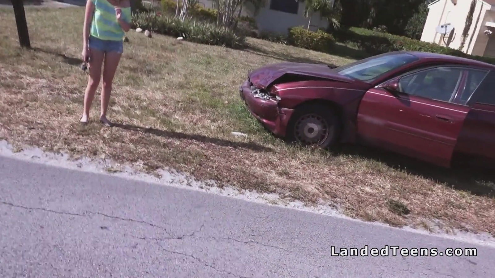 Wracked teen bangs strangers dick