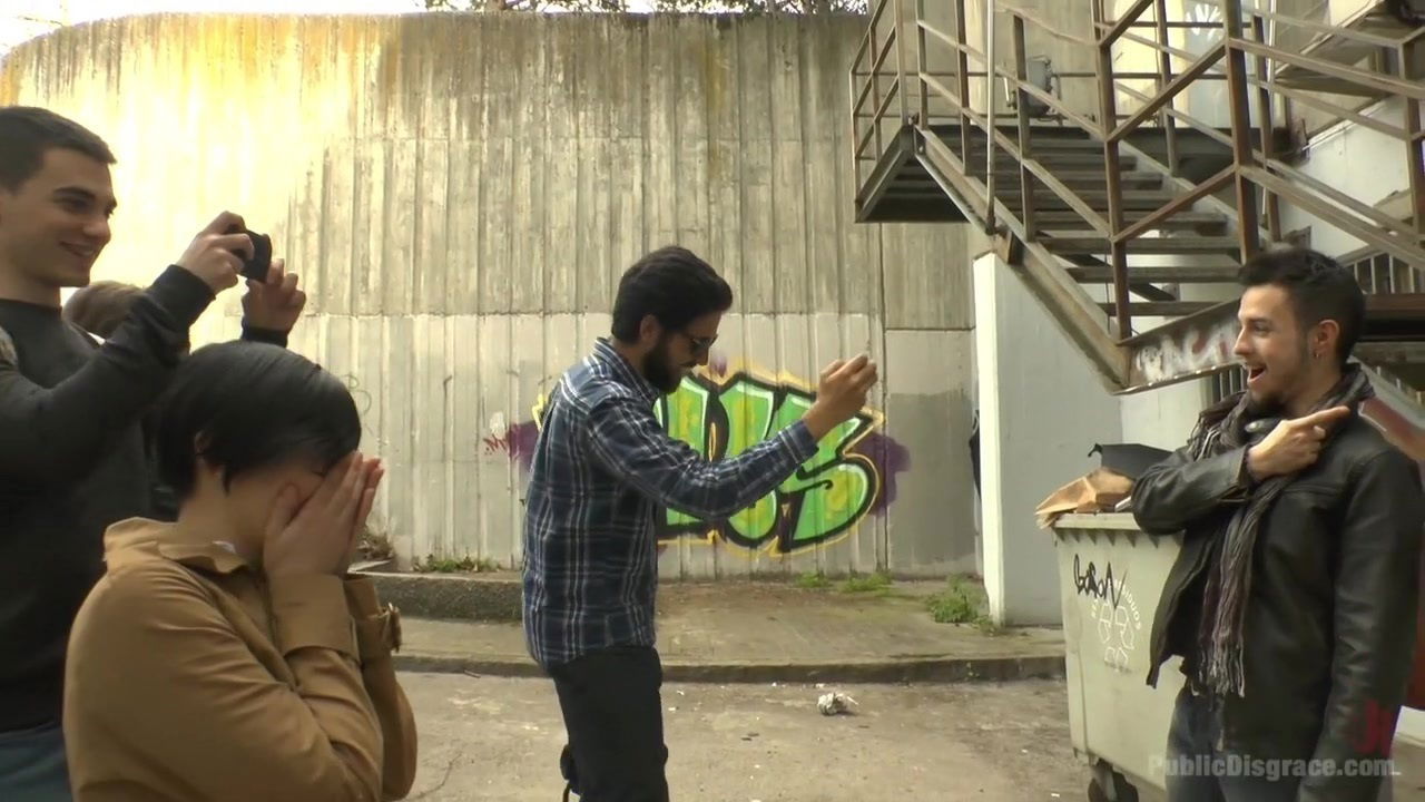 Slut Humiliated Fucked Outdoors