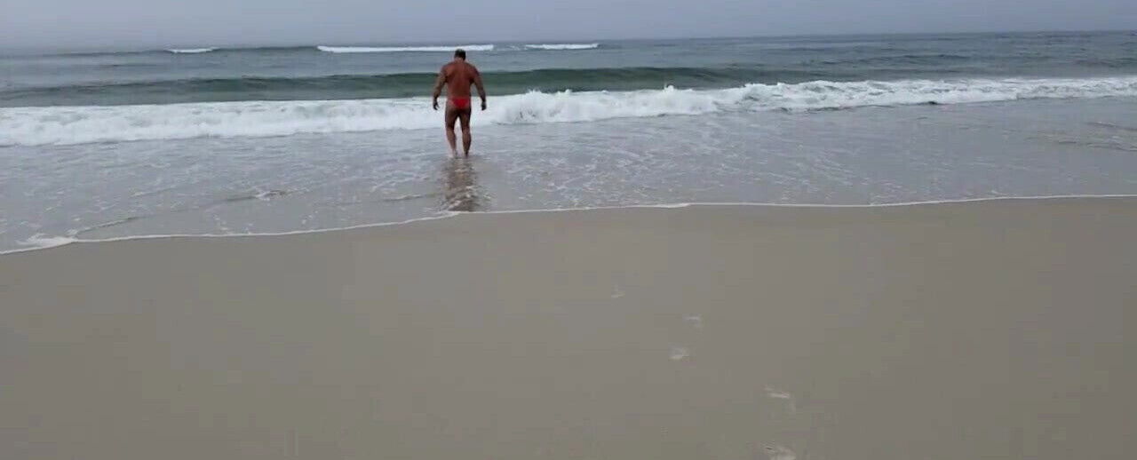 Fire Island slow motion beach walk
