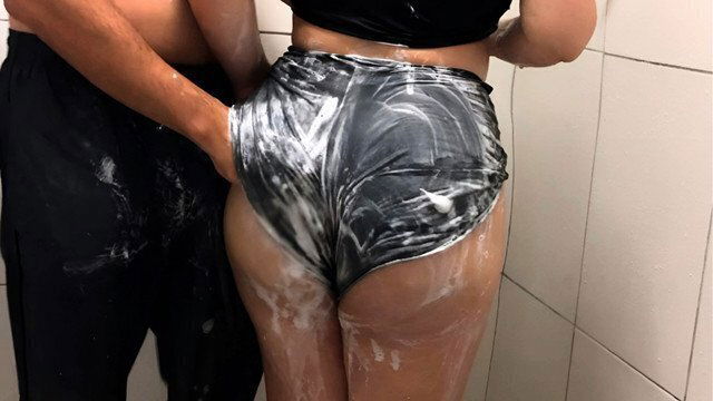 stepbrother taking shower want fuck DRYHUMPING FREE