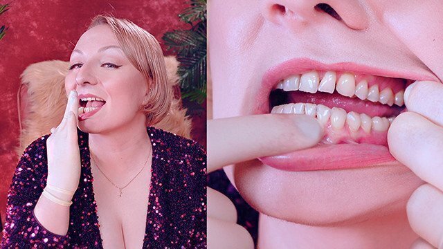 your dentist. will feel your teeth with gloves. ASMR. Grander.