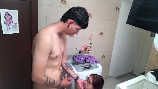 fuck girlfriend's pussy fours kitchen.