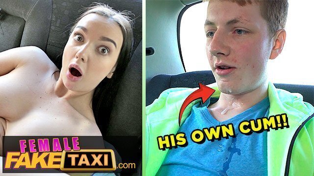 year nearly spunks MOUTH Female Fake Taxi
