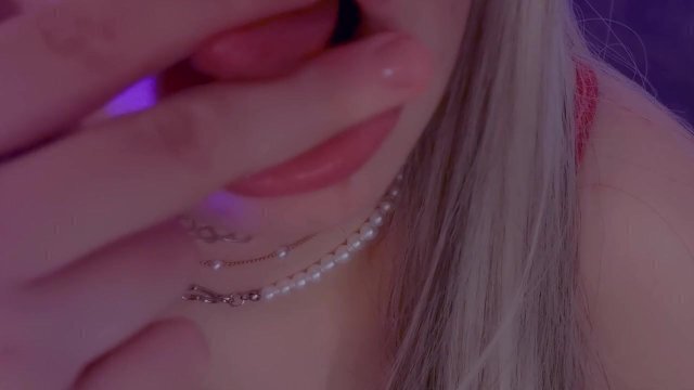 sucking fingers touching nipples