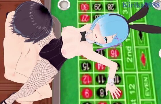 (Bunny Girl) have intense casino. Re:Zero Hentai