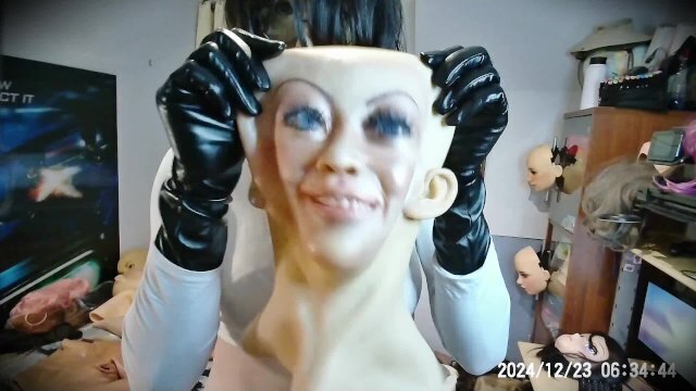 Reni's Faces Pt7! Reni's full rubber collection female masks rubber parts! Celes masks
